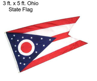 3 ft. x 5 ft. Ohio State Flag