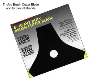 Tri-Arc Brush Cutter Blade and Expand-It Brands