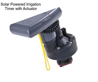 Solar Powered Irrigation Timer with Actuator