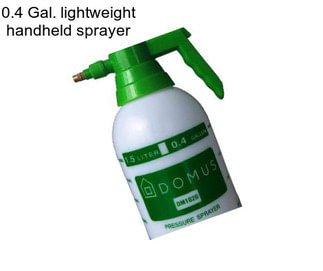 0.4 Gal. lightweight handheld sprayer