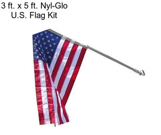 3 ft. x 5 ft. Nyl-Glo U.S. Flag Kit