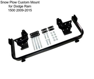 Snow Plow Custom Mount for Dodge Ram 1500 2009-2015