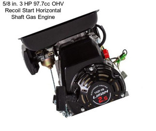 5/8 in. 3 HP 97.7cc OHV Recoil Start Horizontal Shaft Gas Engine