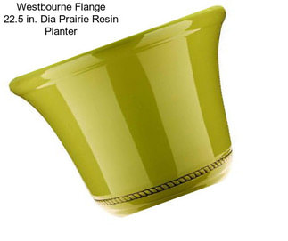 Westbourne Flange 22.5 in. Dia Prairie Resin Planter