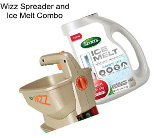 Wizz Spreader and Ice Melt Combo