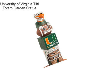 University of Virginia Tiki Totem Garden Statue