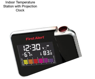 Indoor Temperature Station with Projection Clock