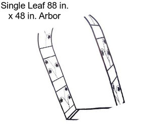 Single Leaf 88 in. x 48 in. Arbor