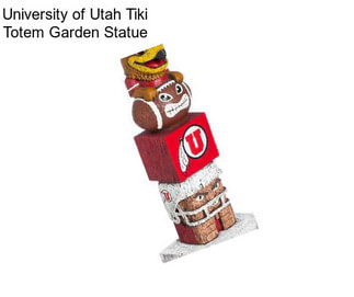 University of Utah Tiki Totem Garden Statue