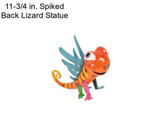 11-3/4 in. Spiked Back Lizard Statue