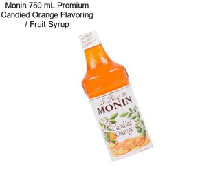 Monin 750 mL Premium Candied Orange Flavoring / Fruit Syrup
