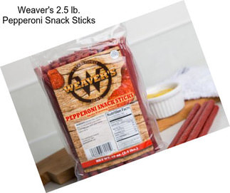 Weaver\'s 2.5 lb. Pepperoni Snack Sticks