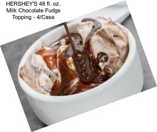 HERSHEY\'S 48 fl. oz. Milk Chocolate Fudge Topping - 4/Case