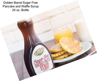 Golden Barrel Sugar Free Pancake and Waffle Syrup 24 oz. Bottle