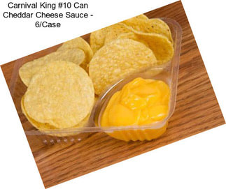 Carnival King #10 Can Cheddar Cheese Sauce - 6/Case