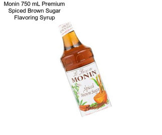 Monin 750 mL Premium Spiced Brown Sugar Flavoring Syrup
