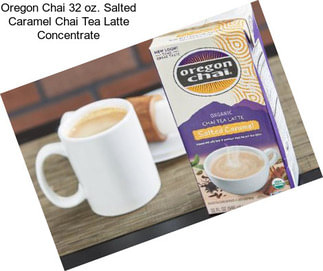 Oregon Chai 32 oz. Salted Caramel Chai Tea Latte Concentrate