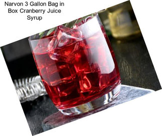 Narvon 3 Gallon Bag in Box Cranberry Juice Syrup