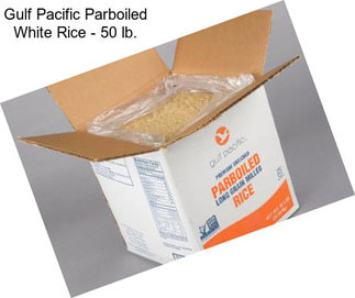 Gulf Pacific Parboiled White Rice - 50 lb.