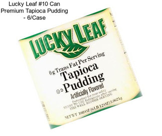 Lucky Leaf #10 Can Premium Tapioca Pudding - 6/Case