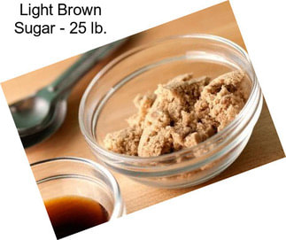 Light Brown Sugar - 25 lb.