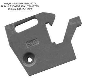 Weight - Suitcase, New, 5011, Bobcat, 7158255, Kioti, 79018795, Kubota, 96315-11620