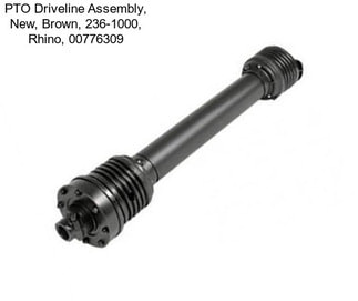 PTO Driveline Assembly, New, Brown, 236-1000, Rhino, 00776309