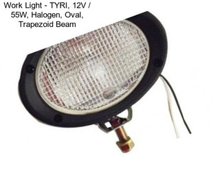 Work Light - TYRI, 12V / 55W, Halogen, Oval, Trapezoid Beam