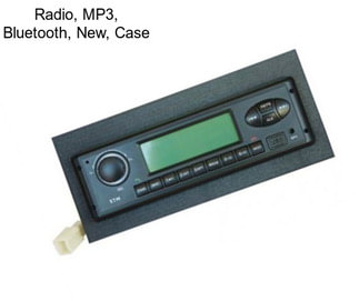 Radio, MP3, Bluetooth, New, Case