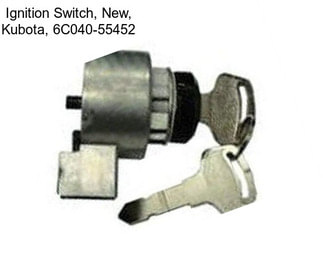 Ignition Switch, New, Kubota, 6C040-55452