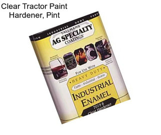 Clear Tractor Paint Hardener, Pint
