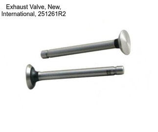 Exhaust Valve, New, International, 251261R2