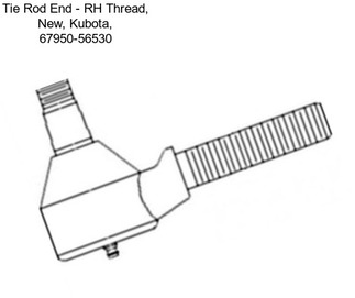 Tie Rod End - RH Thread, New, Kubota, 67950-56530