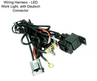 Wiring Harness - LED Work Light, with Deutsch Connector