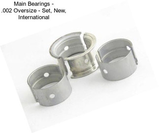 Main Bearings - .002\