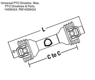 Universal PTO Driveline, New, PTO Drivelines & Parts, 14006424, PM14006424