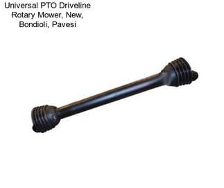 Universal PTO Driveline Rotary Mower, New, Bondioli, Pavesi