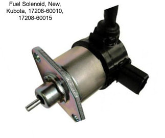 Fuel Solenoid, New, Kubota, 17208-60010, 17208-60015