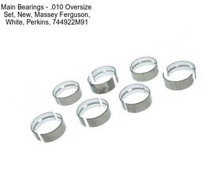 Main Bearings - .010\