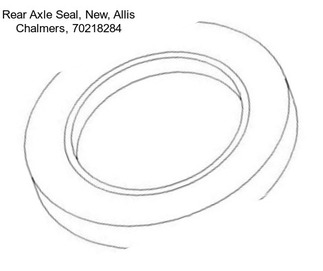 Rear Axle Seal, New, Allis Chalmers, 70218284