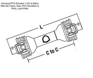 Universal PTO Driveline 1-3/8\