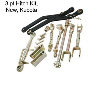 3 pt Hitch Kit, New, Kubota