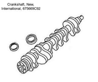 Crankshaft, New, International, 675669C92