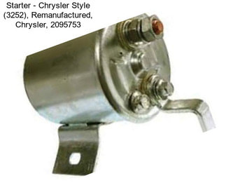 Starter - Chrysler Style (3252), Remanufactured, Chrysler, 2095753