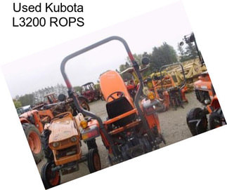 Used Kubota L3200 ROPS