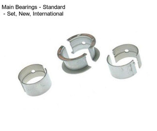 Main Bearings - Standard - Set, New, International