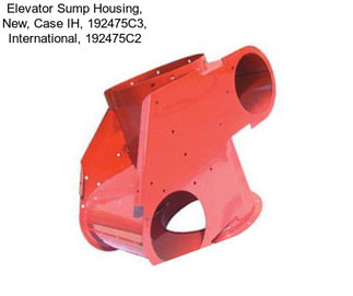 Elevator Sump Housing, New, Case IH, 192475C3, International, 192475C2