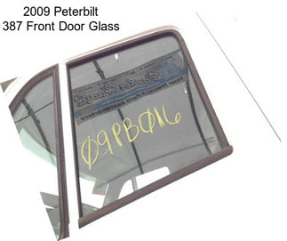 2009 Peterbilt 387 Front Door Glass