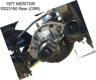 1977 MERITOR RS23160 Rear (CRR)