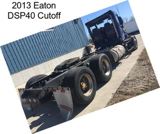 2013 Eaton DSP40 Cutoff